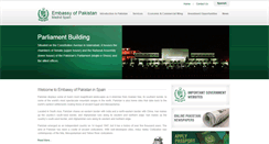 Desktop Screenshot of embajada-pakistan.org